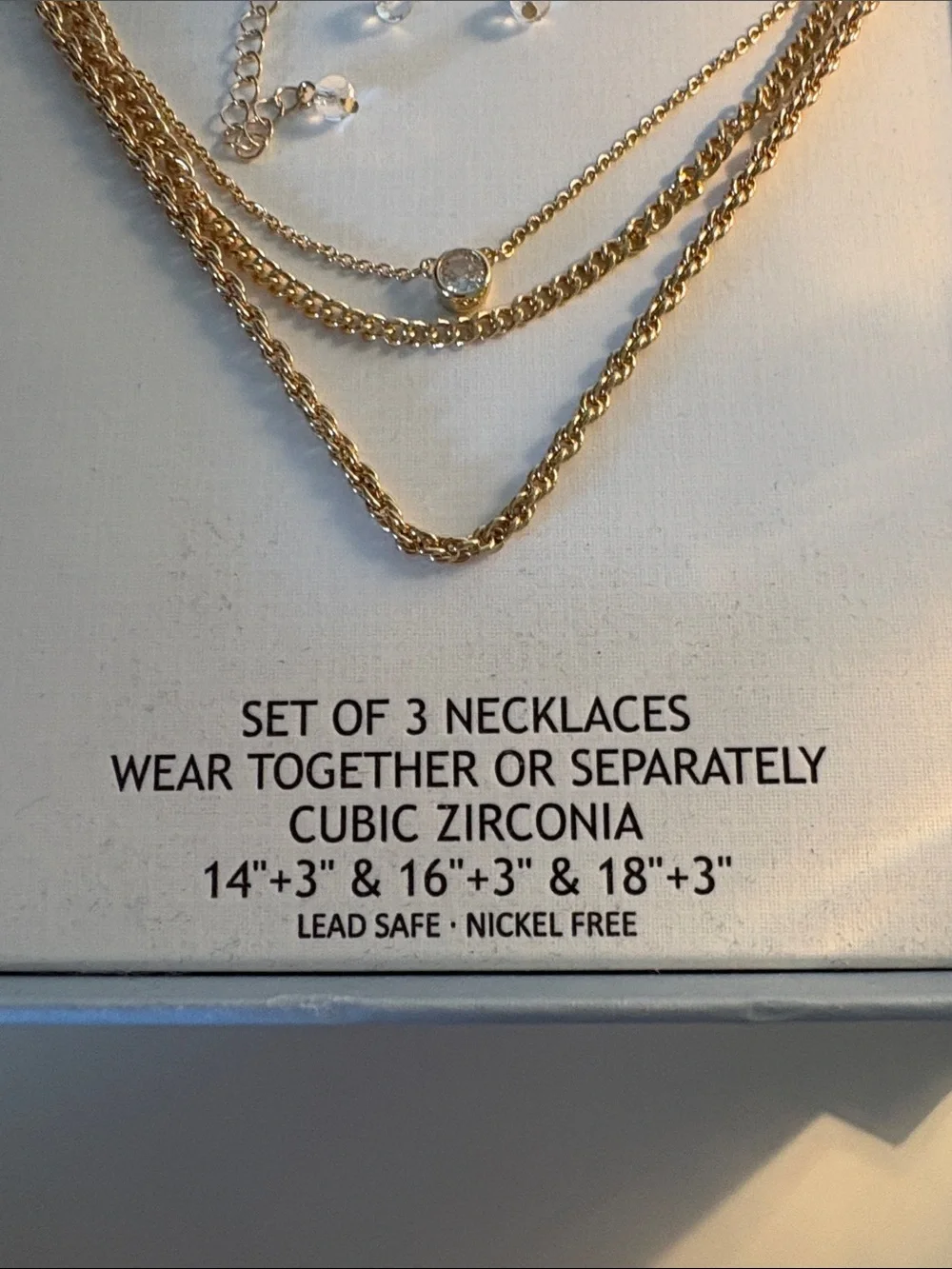 House of Harlow Layered necklace set new in box